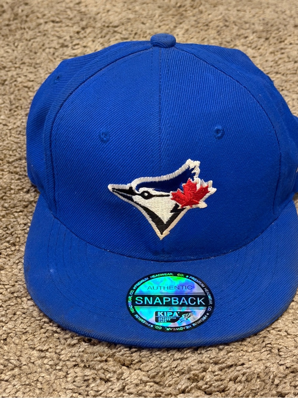 Toronto Blue Jays Hat Cap Adult Blue Adjustable Strap MLB Logo
